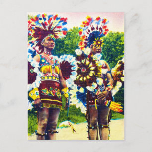 Shawnee Indianische Kriegstänzer, Oklahoma Postkarte