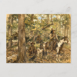Shawnee-Krieger. Postkarte