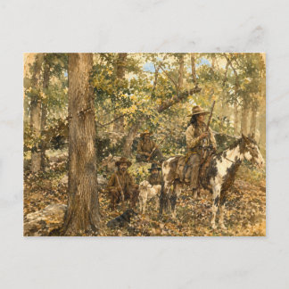 Shawnee-Krieger. Postkarte
