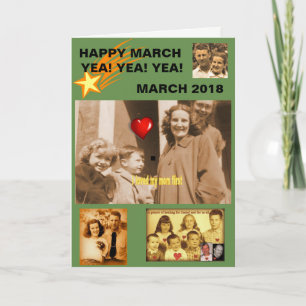 Shawnee Mama, happy March Karte