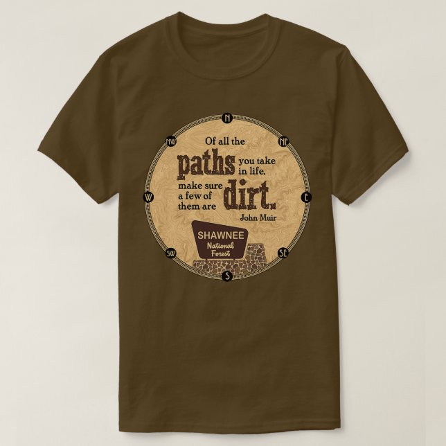 Shawnee National Forest 1 T-Shirt (Design vorne)