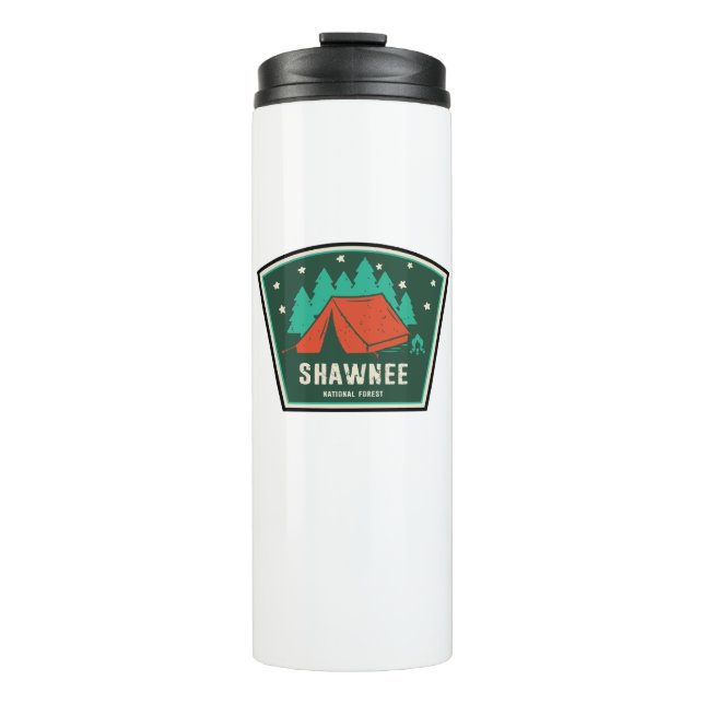 Shawnee National Forest Camping Thermosbecher (Vorderseite)