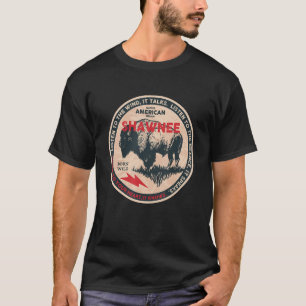 Shawnee Native Amerikanische Ureinwohner Geboren F T-Shirt