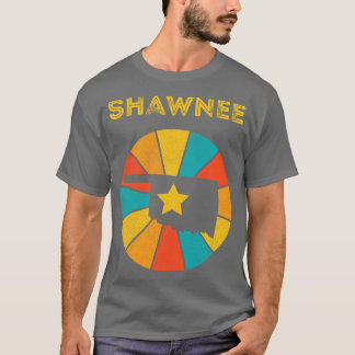 Shawnee Oklahoma Vintag Beunruhigtes Souvenir 1 T-Shirt