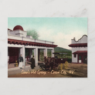 Shaws Hot Springs Postkarte