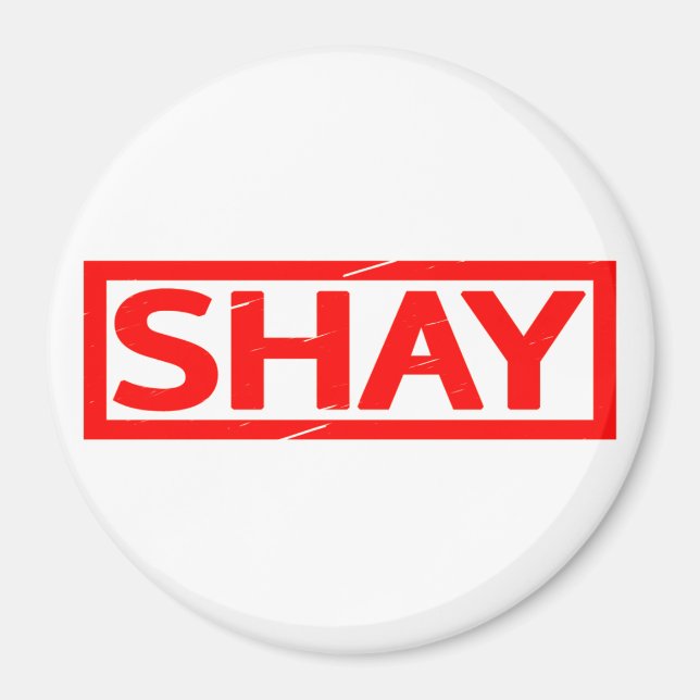 Shay Briefmarke Magnet (Vorne)