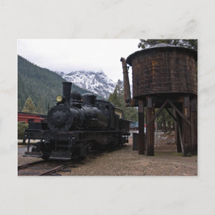Shay Locomotive und Tower Postkarte