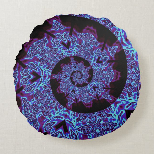 Shay Rundes Kissen (Vorderseite)