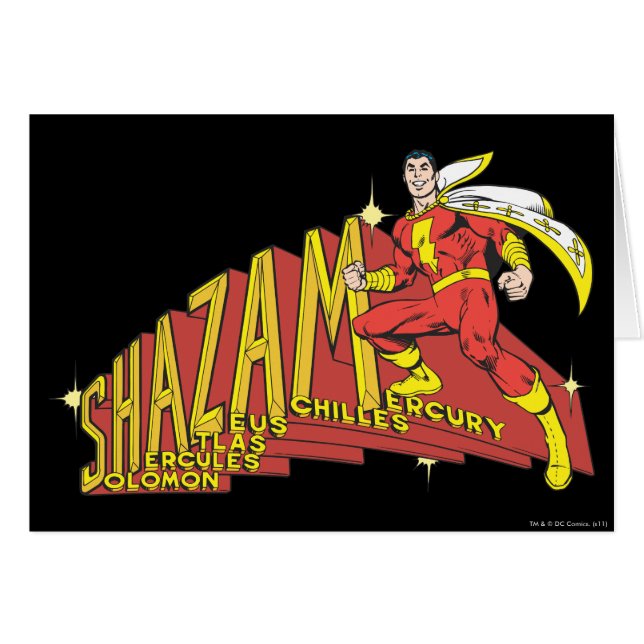 Shazam Akronym (Vorderseite (Horizontal))