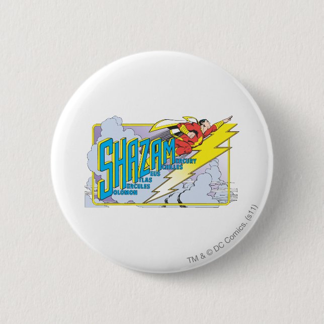 Shazam Akronym 2 Button (Vorderseite)