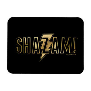 SHAZAM!   Goldlogo Magnet