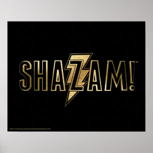 SHAZAM!   Goldlogo Poster