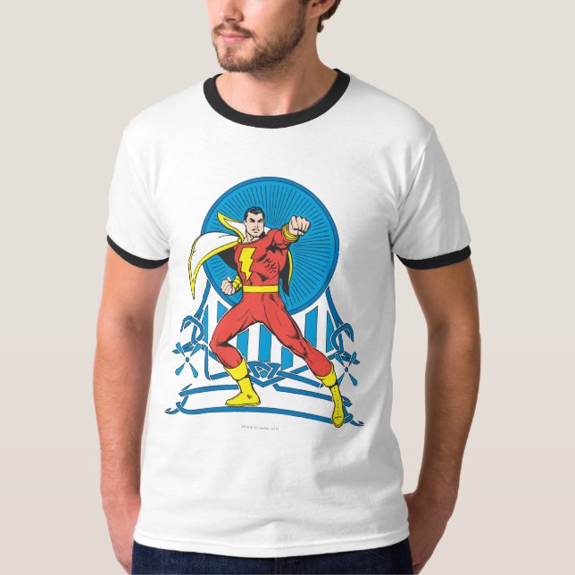 SHAZAM im Kampf T-Shirt (Vorderseite)