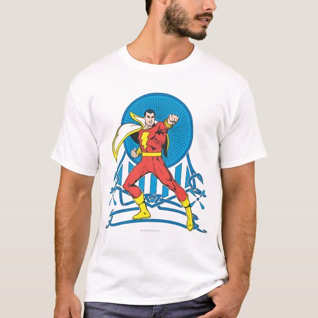 SHAZAM im Kampf T-Shirt (Vorderseite)