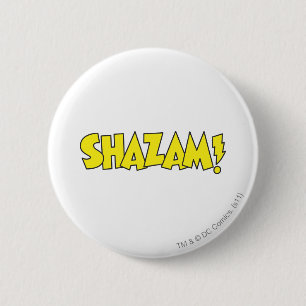 Shazam Logo Gelb Button