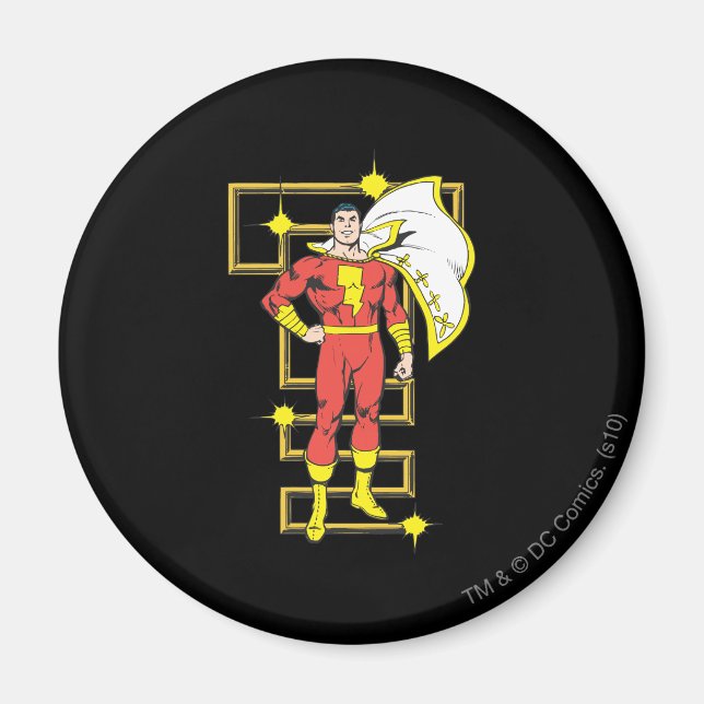 SHAZAM-Posen Magnet (Vorne)