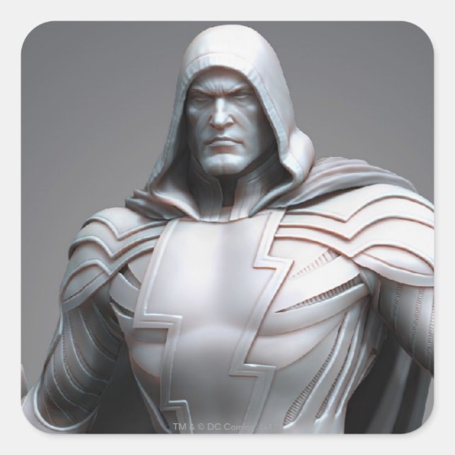 Shazam Quadratischer Aufkleber (Vorderseite)