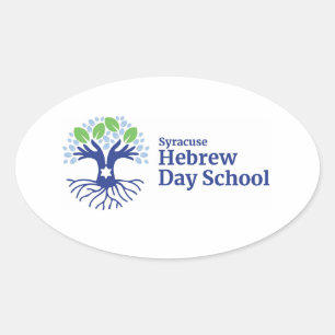 SHDS-Logo-Aufkleber Ovaler Aufkleber