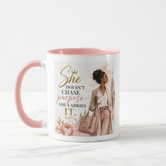 She Doesn't Chase Purpose. She Carries It. Tasse
