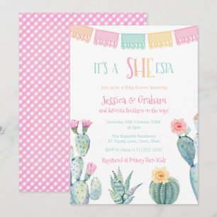 She-ESTA Señorita Mexican Fiesta Girl Baby Shower Einladung