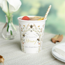 She found her Honey Wildflower Bridal Shower Pappbecher