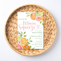 She Found Her Main Squeeze Citrus Bridal Shower In