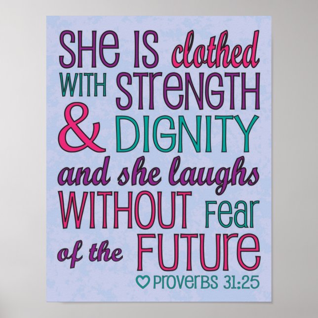 She Is Clothed Poster (Vorne)