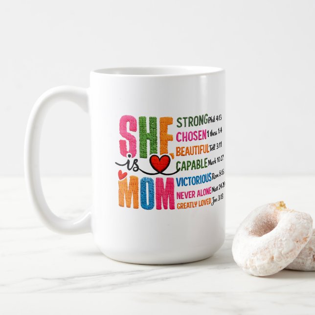 She is Mom Kaffeetasse (Mit Donut)
