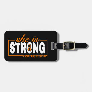 SHE IS STRONG...RSD/CRPS GEPÄCKANHÄNGER