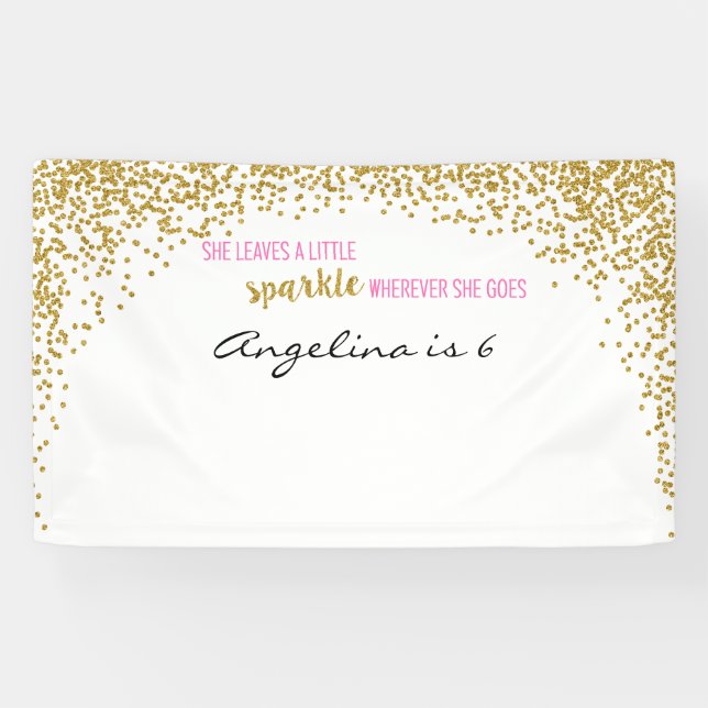 She leaves zu little sparkle she wherever goes banner (Horizontal)