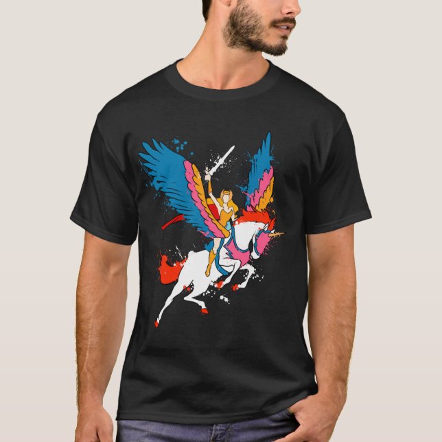 She Ra Junge Retro T-Shirt (Vorderseite)