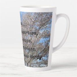 "She was hated at tea parties . . ." Latte Mug