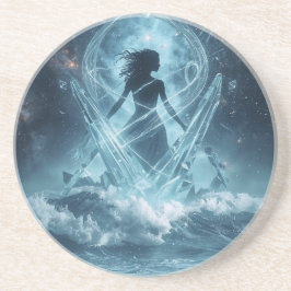 She Who Rises from the Crystal Sea Getränkeuntersetzer