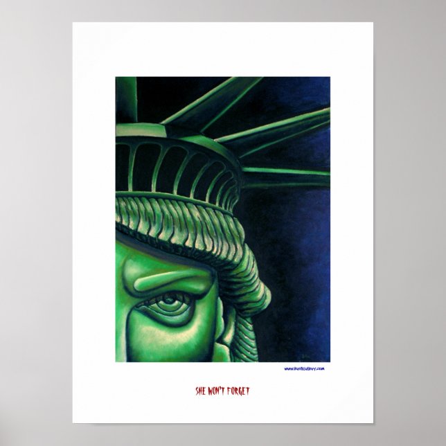 She Won't Forget - Print Poster (Vorne)