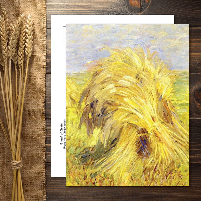 Sheaf von Grain Franz Marc Postcard Postkarte (Von Creator hochgeladen)