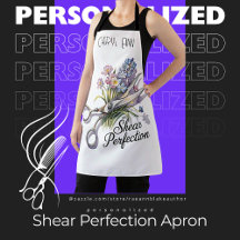 Shear Perfection Hairstylist Personalisiert Schürz
