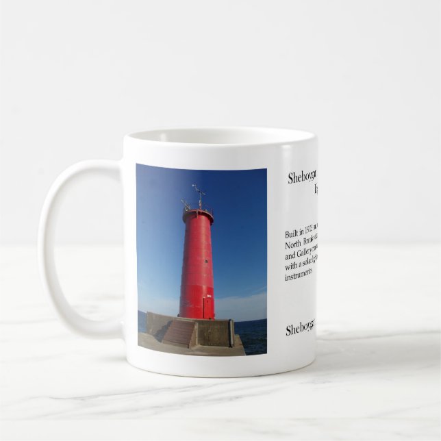 Sheboygan Breakwater Light mug (Gauche)