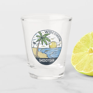 Sheboygan Wisconsin Vintag Schnapsglas