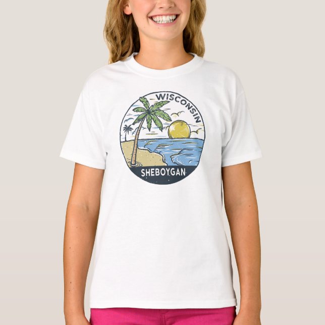 Sheboygan Wisconsin Vintag T-Shirt (Vorderseite)
