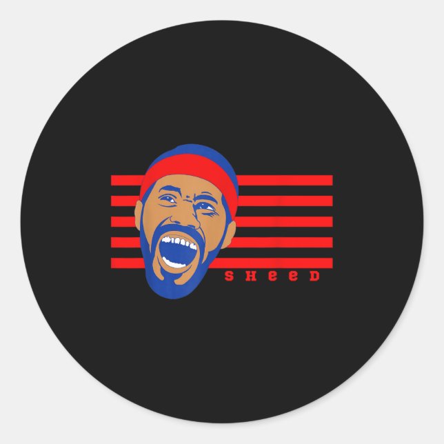 Sheed, Basketball Legends, Rasheed, Don't Lie, Wal Runder Aufkleber (Vorderseite)