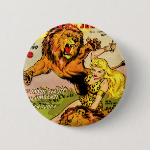 Sheena Königin des Dschungels Button