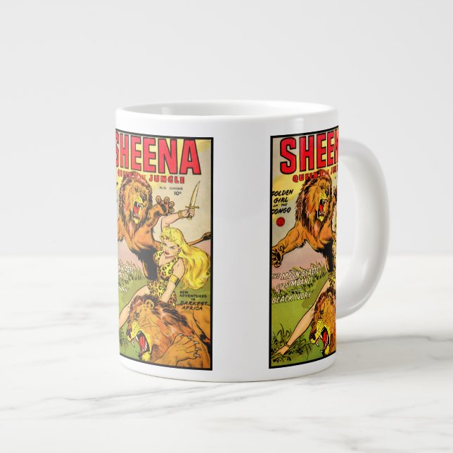 Sheena Queen of the Dschungel Jumbo-Tasse (Vorderseite Rechts)