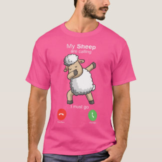 Sheep Art Sheepherders Bauer Wool Motive T-Shirt