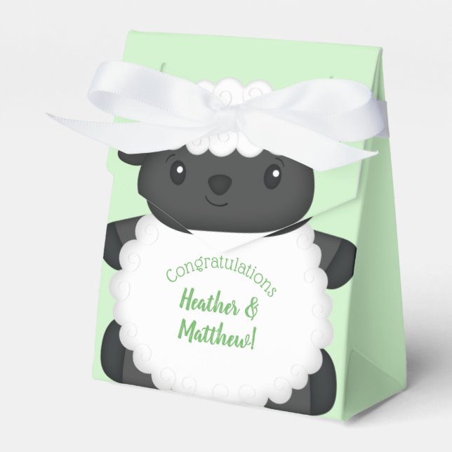 Sheep Baby Showfarm Geschenkschachtel (Vorderseite)