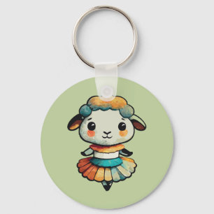 Sheep Ballerina Schlüsselanhänger