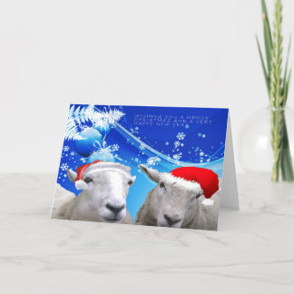 Sheep Christmas card.jpg Feiertagskarte