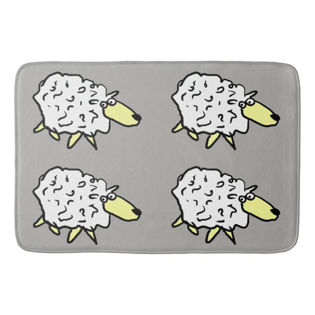 Sheep Design Badematte (Vorderseite)