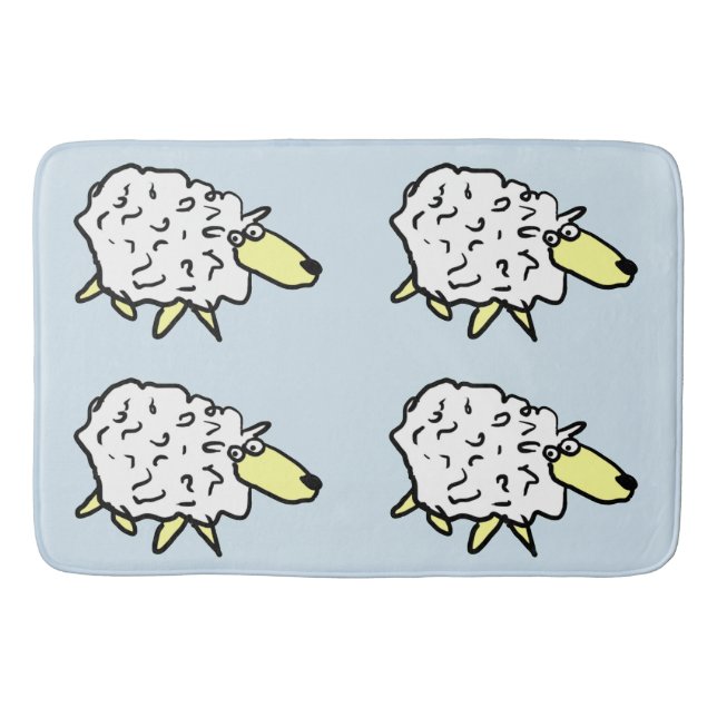 Sheep Design Badematte (Vorderseite)