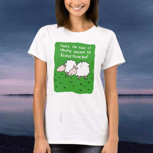 Sheep Design Cartoon T-Shirt