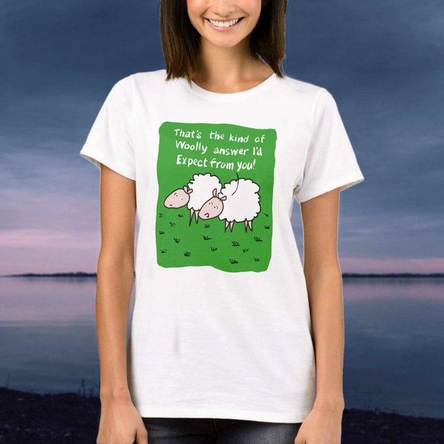 Sheep Design Cartoon T-Shirt (Von Creator hochgeladen)